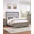 Modern Queen Bed with Integrated LED Lighting
