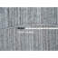 Tapis oriental rond en laine tissé à la main 8 pi x 8 pi gris Striae 317A241394064AA6ACA32D899ADEDB3E