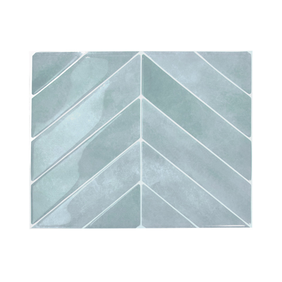 Peel and Stick Gel Backsplash Tile Morocco 11.5'' x 9'' (Set of 4) Smart Tiles