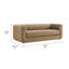 Canapé rembourré 89 po Leif-110874652