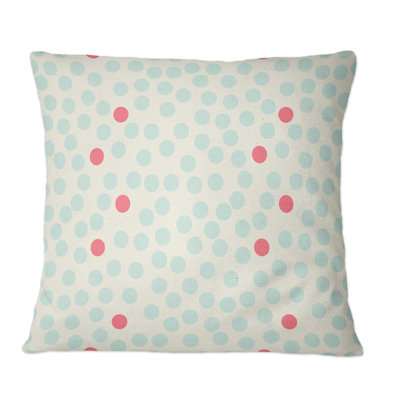 Polka Dots Throw Pillow