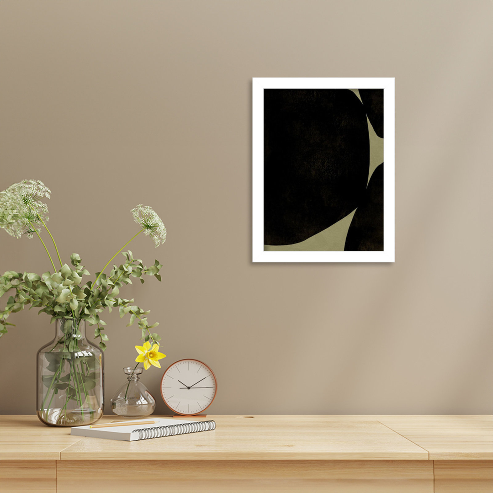 Heirloom Orbs I Print by Jacob Green, 13" H x 10" W x 1" D, White
