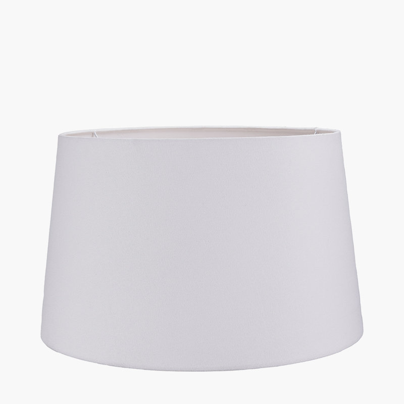 Winston 27.5cm H Cotton Empire Lamp Shade ( Clip On ), White