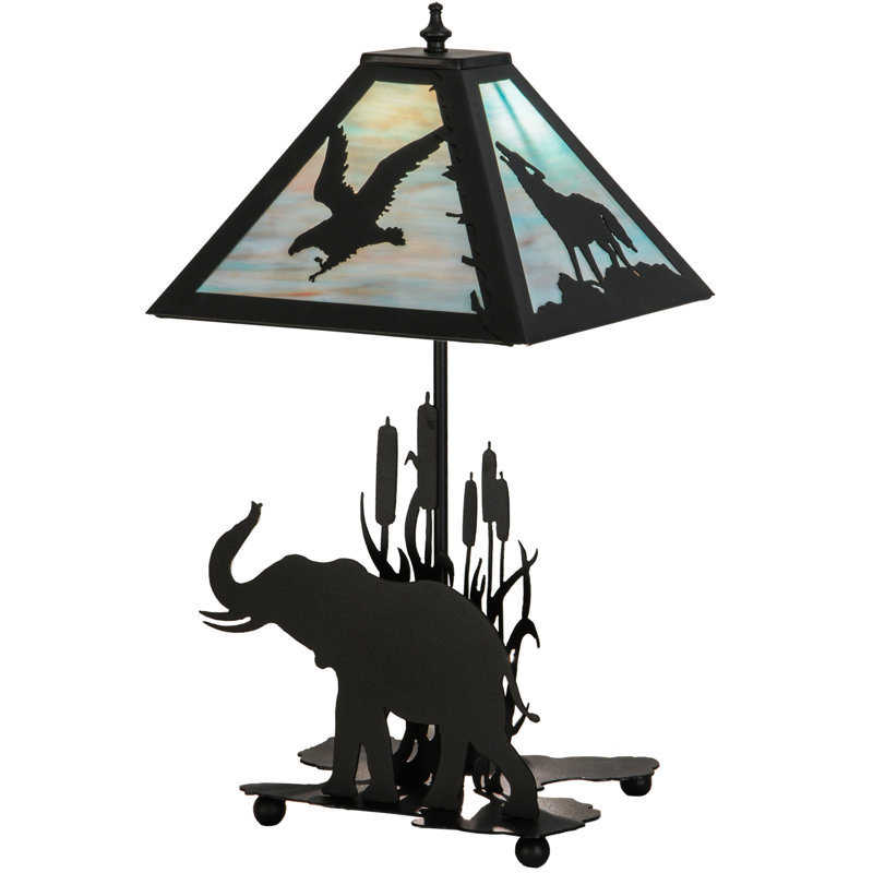 Rustic Lodge Table Lamp