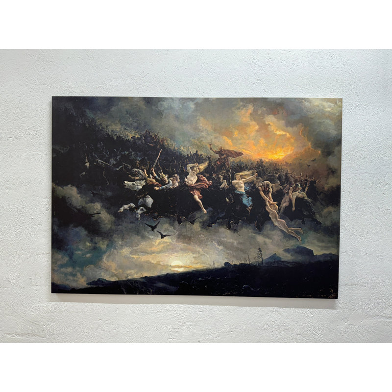Odin's Wild Hunt: Norse Myth, reproduction d'art sur toile, 1P, 35,5 po H x 47,3 po l