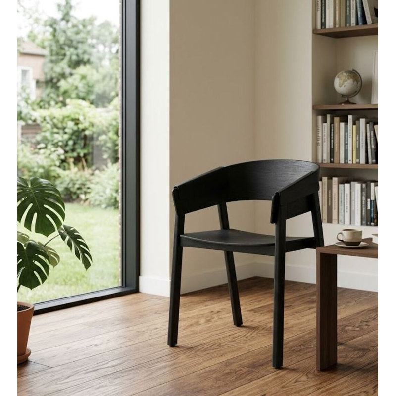 Chaise 2 pièces Maria Contract, Noir