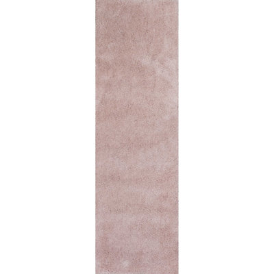 Tapis rose fait à la main Caucher
