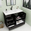 Meuble-lavabo autoportant avec tiroirs latéraux Carla-2065889998-2065889994
