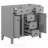Durable Bathroom Vanity with Multiple Storage Options for Practical Use