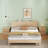 Wooden Nightstand with 2 Drawers-281562779