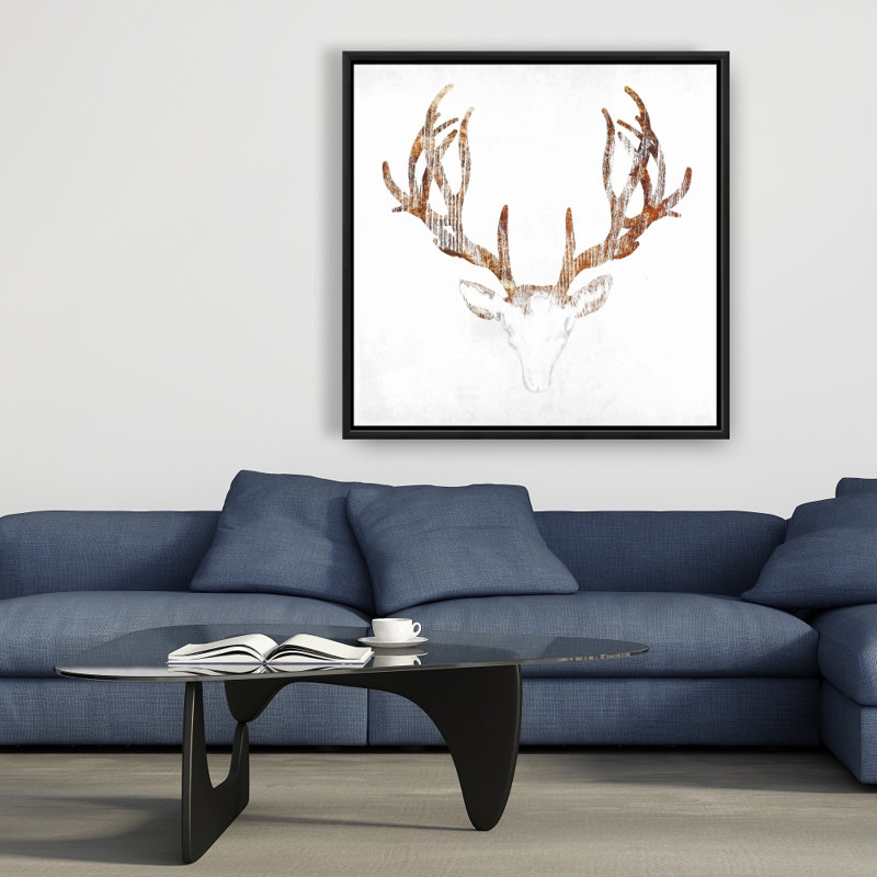 " Wood Looking Deer Head "
