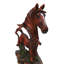 Sculpture de famille de chevaux équine Western