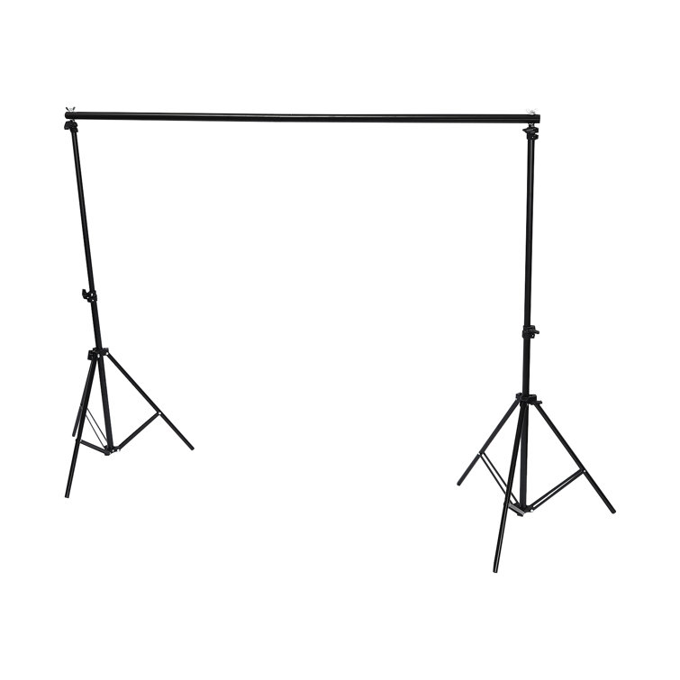 SUNYOU Adjustable Background Support Stand 10Ft Photography Backdrop Crossbar Kit