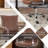 Dareece Leather Task Chair with Padded Arms-1790940186