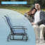 Smooth Gliding Patio Set Steel Frame Modern Design For Garden & Porch