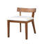 Ensemble de 2 chaises de salle à manger rembourrées modernes en cuir synthétique pour tout espace de vie-1922605819