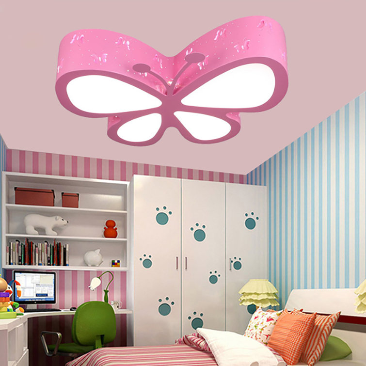 19.7'' Butterfly LED Flush Mount Ceiling Light