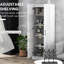 Rangement blanc de 69 po, tablettes mobiles, placard garde-manger moderne, portes à fermeture en douceur, améliore le rangement de la maison, garde-manger, maximise l'espace