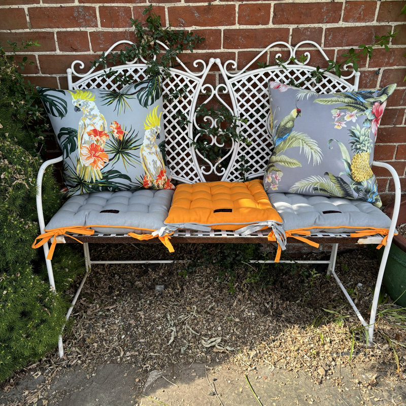 Garden Seat Cushion, Grey