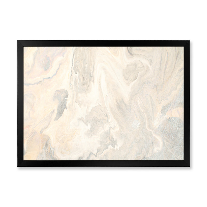 «Wave Art», impression sur toile Floater, Cadre noir, H 24 po x l 36 po x P 1 po