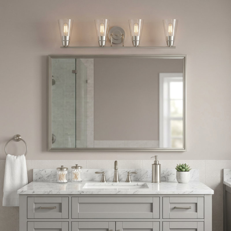 Éclairage pour meuble-lavabo 4 lumières Irina
