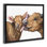 «Happy Cow Mother & Calf Floater», art mural sur toile par George Dyachenko