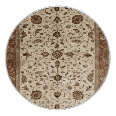 Machine Washable Persian Beige Area Rug