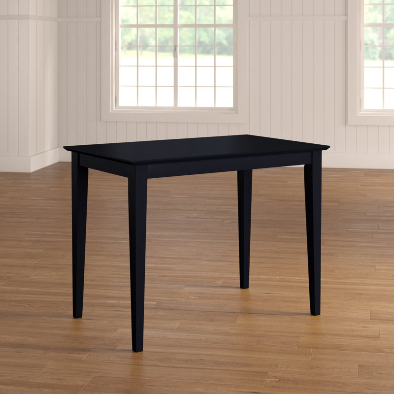 Table à manger en bois massif Calumet Heimann, Noir, H 36 po x L 48 po x l 30 po