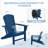 Hdpe Outdoor Adirondack Chair-16808218