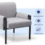 Doerr Set of 2 Upholstered Accent Chairs-94365273