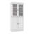 Vananh 100% Solid Wood 6-Shelf Bookcase with Solid, Frosted Glass Doors and Adjustable Shelves-1272397702