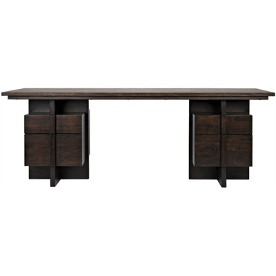 Bridge Solid Wood Writing Desk