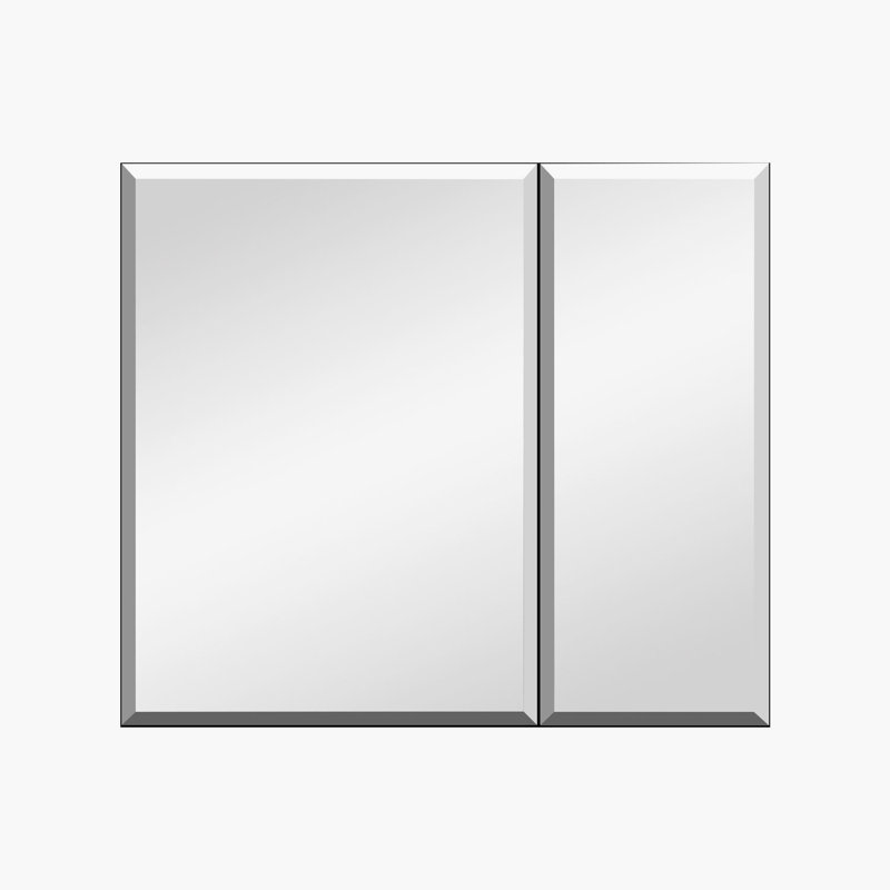 Pharmacie 30 po x 26 po avec fixation en surface pour miroir