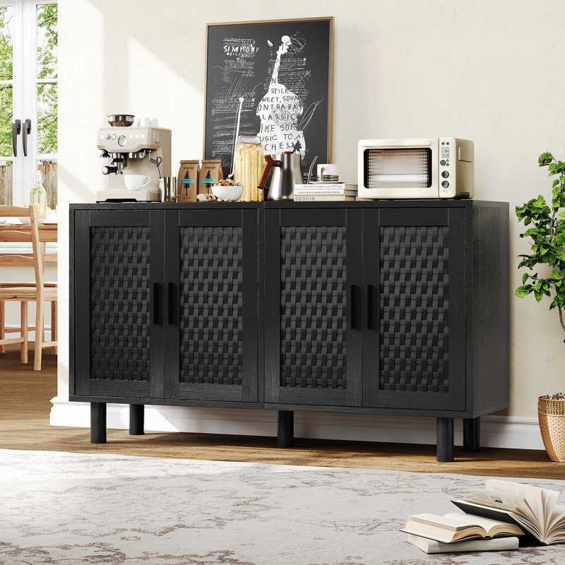 140cm Sideboard, Black