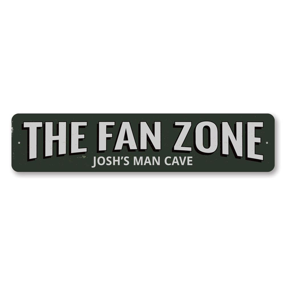 Fan Zone Aluminum Sign Lizton Sign Shop, Inc 