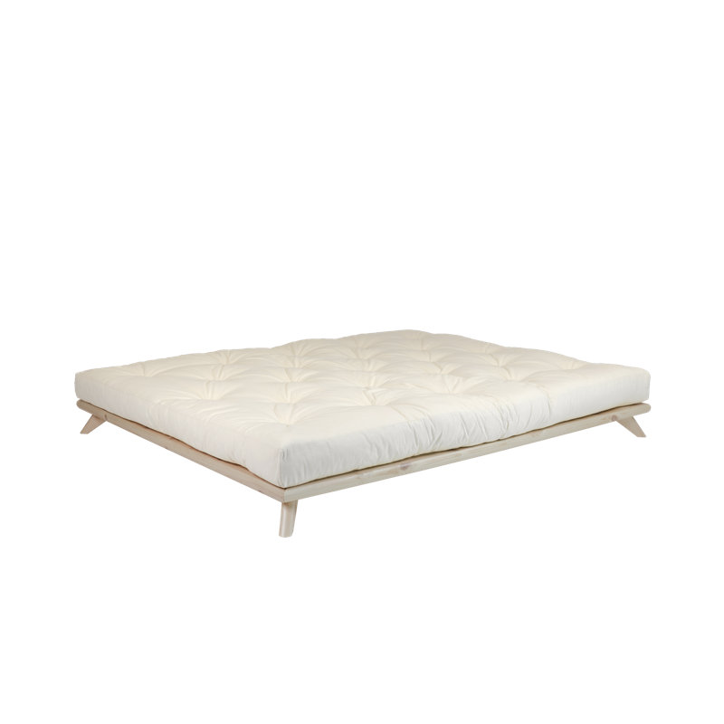 Senza Bed Frame, Scandinavian design, made in Europe, FSC certified wood, choose your size, Natural