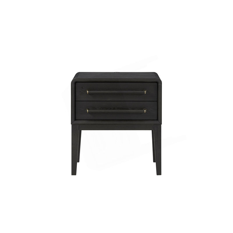 Small Nightstand - Peppercorn, Black