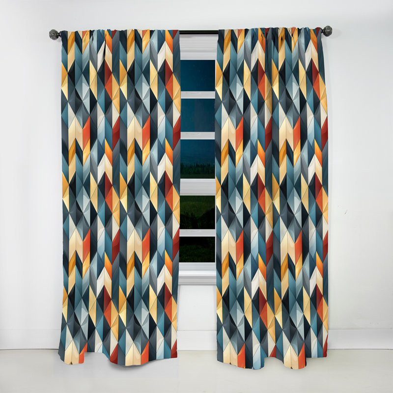 Scandinavian Simplicity Marble Motif - rideau obscurcissant Marble Abstract, L 52 po x L 95 po