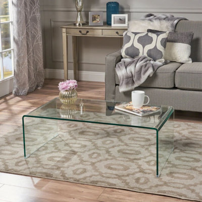 Rialto Waterfall Glass Coffee Table