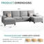 Canapé modulaire rembourré 3 pièces 3 pièces-1913552167