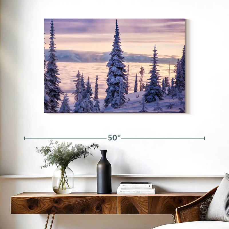 Alvord Snowy Flathead Lake, 26" H x 39" W