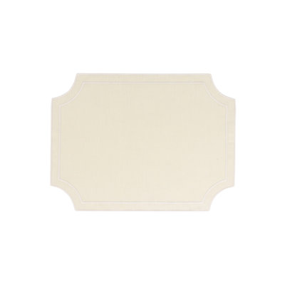 Tessuti Rectangular Placemats with Stitching