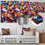 «Miami Pop Art», impression sur métal, mosaïque de papier coloré II-1108860610