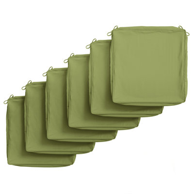 Outdoor  3'' Non-Slip Cushion Cover Water-Repellent Seat Cushion Slipcover With Portable Carry Handle.