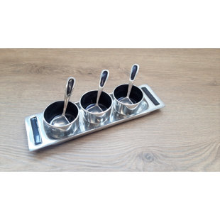 Oh So Pretty Aluminum Condiment Server