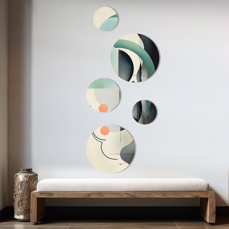 Abstract Wall Decor on Metal