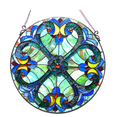 Panneau de fenêtre en verre tiffany