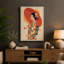 Woman with Red Parasol Art Deco - Wrapped Canvas-1537747397-1537747007