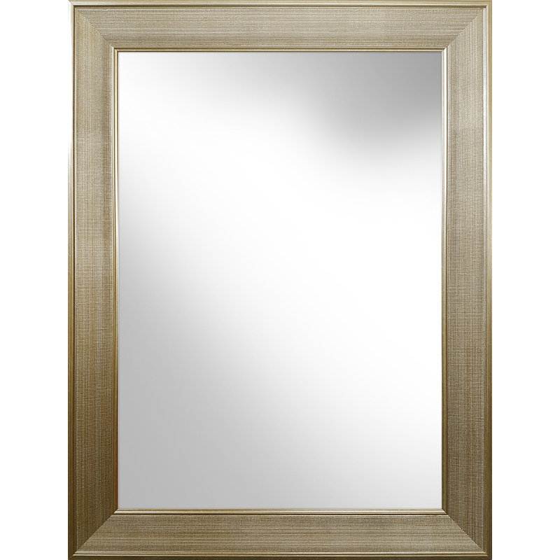 Han Plastic Flat Leaning Mirror, 82 cm H x 62 cm W, Brown