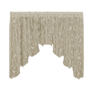 Floral Tailored Window Valance